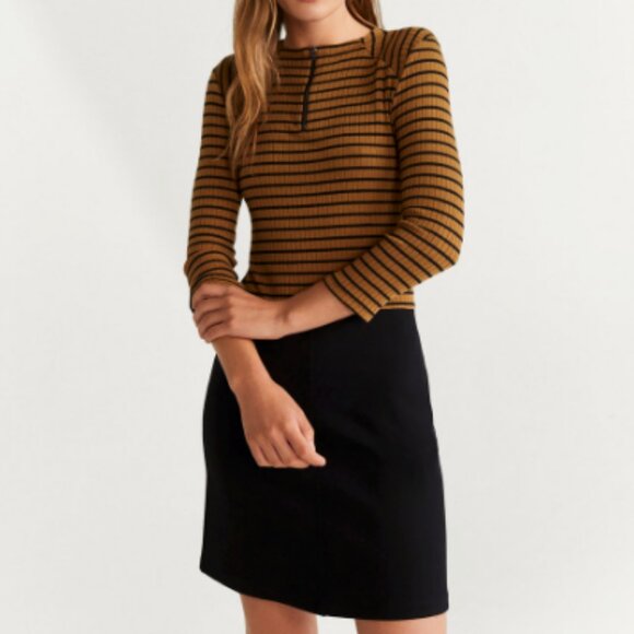 NWT Mango Striped VICKA Dress - Picture 1 of 9